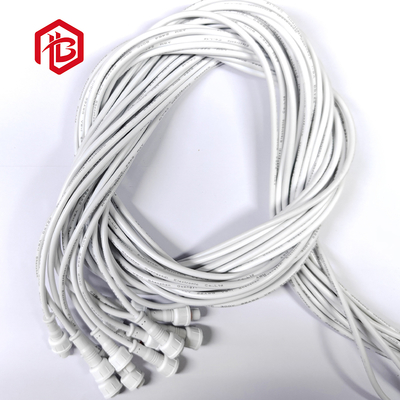 Customized M11 M12 M14 M15 M16 Led Street Waterproof Cable 2 3 4 5 Pin Male Female Docking Extension PVC Power Cord