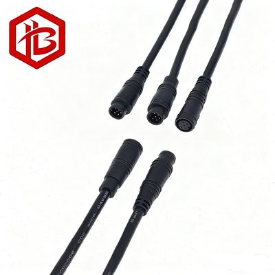 M8 6pin Mini Waterproof Connector for Electric Bikes and LED Lighting 6 Pin Circular Connector Adapters Connectors