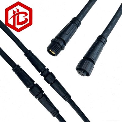 M10 PVC PLUG 2 3 4 Pin  Faucet LED Outdoor Lamp Waterproof Male and Female Plug Power Cord Connector