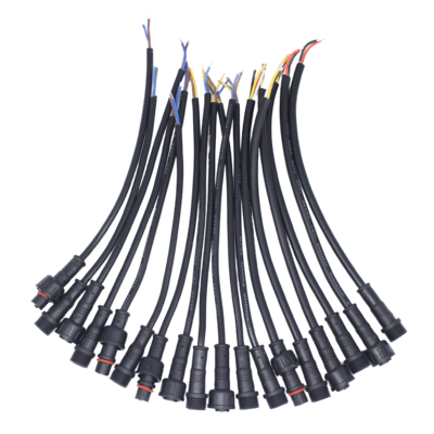 Factory Price Male Female Black Nylon M11 Plugs IP65 Aerospace UHF PCB Copper Contact 16A 500V Waterproof LED Lamp Connectors