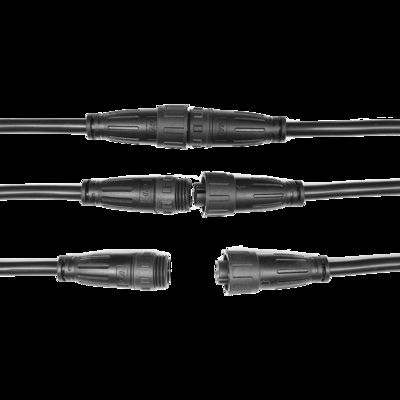 BETT M16 Series 2+4-Pin Push Self-Locking IP67 Waterproof Male/Female Plug 16A 500V Cable for LED/LCD Display Modules Power