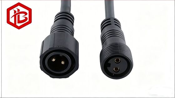 M16 WITH CABLE 2 3 4 5 Pin Female to Male Plug Connector OEM LED Waterproof M16 Cable IP68  Waterproof Extension M16 Cable