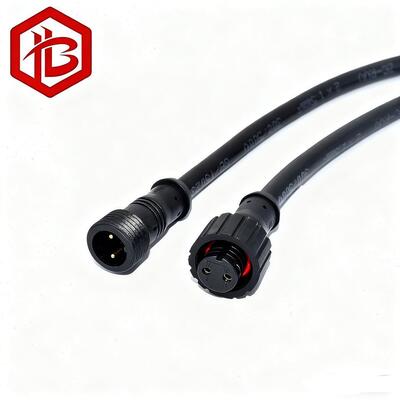 M16 WITH CABLE 2 3 4 5 Pin Female to Male Plug Connector OEM LED Waterproof M16 Cable IP68  Waterproof Extension M16 Cable