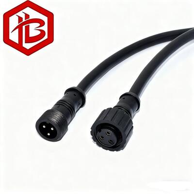 M16 WITH CABLE 2 3 4 5 Pin Female to Male Plug Connector OEM LED Waterproof M16 Cable IP68  Waterproof Extension M16 Cable