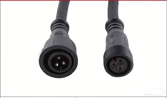 M16 WITH CABLE 2 3 4 5 Pin Female to Male Plug Connector OEM LED Waterproof M16 Cable IP68  Waterproof Extension M16 Cable