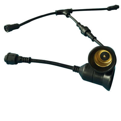 2-pin 4pin Male/Female Copper Contact Electric Lamp Holder for Solar Power System and Aerospace Applications