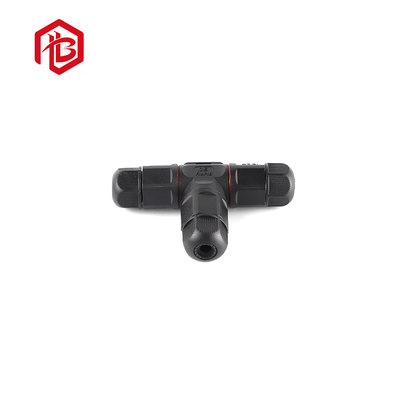 M19 Field Assembled 3 Way T Type Male/Female 2pin to 8pin Screw T-shaped IP67/IP68 Waterproof FPC/PCB/RF Power Connector