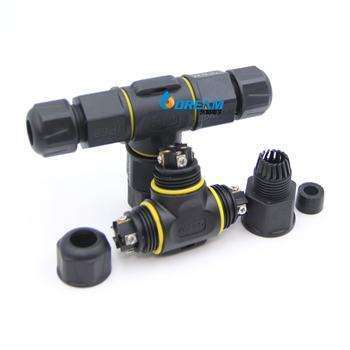 IP68 Waterproof Male/Female RF FPC Copper Wire Connector Splicing Lever Conduct L/N DIY Compact Easy Operation