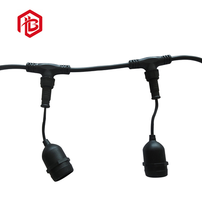 IP65 Waterproof Grade E27 Socket With Cable Outdoor String Light With Nylon and Rubber
