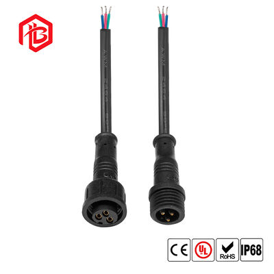 M11 IP68 Waterproof PVC Plug with Copper Contacts
