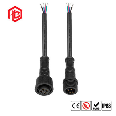 M11 IP68 Waterproof PVC Plug with Copper Contacts