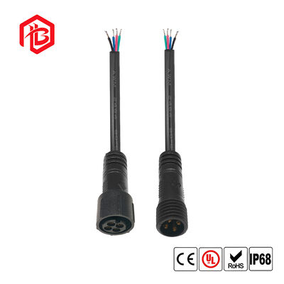 M10 PVC Male/Female Copper Contact Waterproof Plug for Aerospace and Solar Power Systems