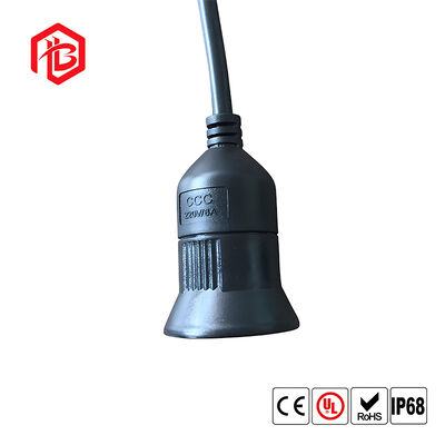 E27 Male/Female Waterproof Connector Lamp Holder Copper Contact 10A IP65 Rated
