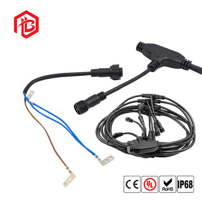 Flat T-type three-way wire underfloor heating waterproof connector