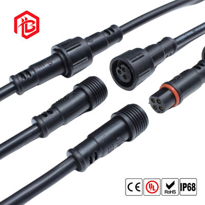 M17 Male-Female Waterproof IP68 Copper Contact Nylon Housing Cable Connector for Wire Connections