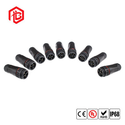 M23 Male/Female Copper Contact Nylon Housing IP68 Waterproof Connector Panel