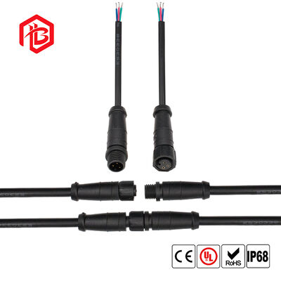 M8 Waterproof Metal Cable Connector Led Driver Power Supply New Energy Vehicle Docking Plug