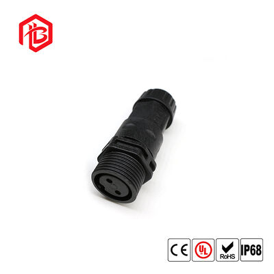 M20 Outdoor 300V Copper 2-5 Pin Female Screw Fixing IP68 Waterproof Circular LED Light Strip Electrical Cable Power Connector