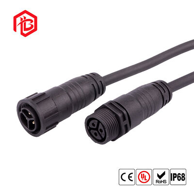 M20 Outdoor Multi-Pin Male Female Screw Fixing Copper FPC Compatible IP67/IP68 Waterproof LED Light Strip Electrical Wire