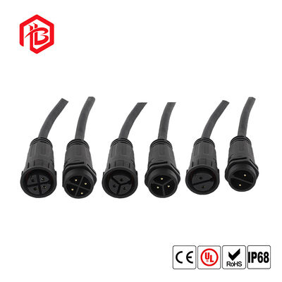 M25 Male/Female Copper Contact Screw-Locked Nylon Assembled for Certified IP68 Waterproof Wire Connections Connector
