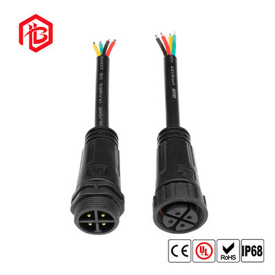 M25 Male/Female Copper Contact Screw-Locked Nylon Assembled for Certified IP68 Waterproof Wire Connections Connector
