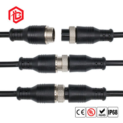 GX16 Male/Female Waterproof IP65 Copper Contact Electrical Metal Plug with PVC Housing 5 Pin Adaptor