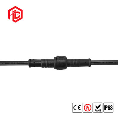 M11  Plugs IP65  Factory Price Male Female Black NylonAerospace UHF PCB Copper Contact 16A 500V Waterproof LED Lamp Connectors