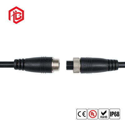GX12 Aerospace Power Plug 2A/6A Rated Copper Contact Nylon Housing Waterproof IP65 for LED and PCB Applications