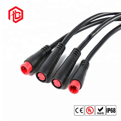 Custom M8 Waterproof Connector LED Light Signal Transmission Solar Panel Male and Female Plug