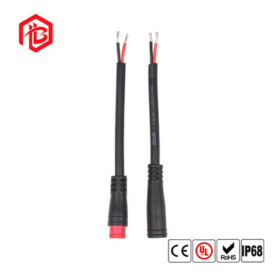 Custom M8 Waterproof Connector LED Light Signal Transmission Solar Panel Male and Female Plug