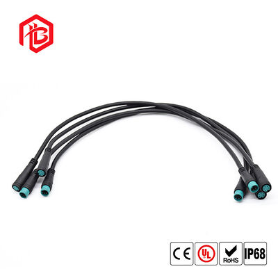 Custom M8 Waterproof Connector LED Light Signal Transmission Solar Panel Male and Female Plug
