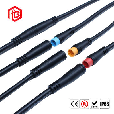 Custom M8 Waterproof Connector LED Light Signal Transmission Solar Panel Male and Female Plug
