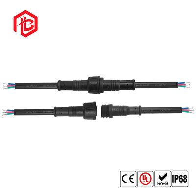 M11 Plugs IP65 Factory Price Male Female Black NylonAerospace UHF PCB Copper Contact 16A 500V Waterproof LED Lamp Connectors