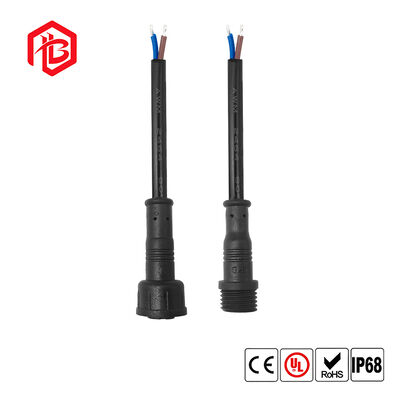 M11 Plugs IP65 Factory Price Male Female Black NylonAerospace UHF PCB Copper Contact 16A 500V Waterproof LED Lamp Connectors