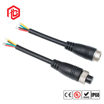 GX12 Aerospace Power Plug Male/Female 4Pin 2A/6A Rated Copper Contact Nylon Housing Waterproof IP65 for LED and PCB Applications