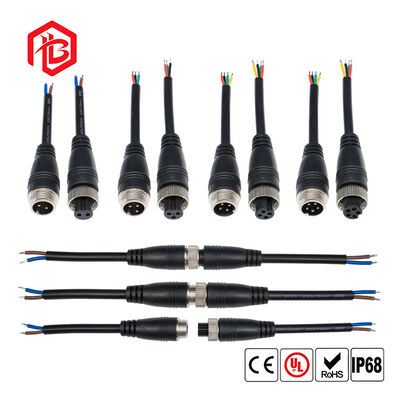 GX12 Aerospace Power Plug Male/Female 4Pin 2A/6A Rated Copper Contact Nylon Housing Waterproof IP65 for LED and PCB Applications