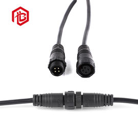 Black Nylon 5 Pin IP68  Watertight Cable Connector