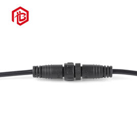 Black Nylon 5 Pin IP68  Watertight Cable Connector