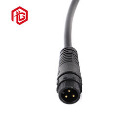 UL TUV CE RoHS Black 3 Pin Cable Connector