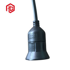 Rubber Power Cord Low Temperature IP67 IP68 ROHS E27 Lamp Holder