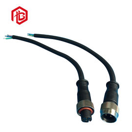 Metal M16 Welding Black White IP68 Power Connector