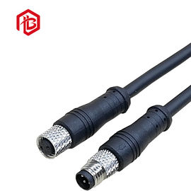 Metal M8 3 Core Nylon​ Waterproof Male Female Connector Electric​ Cable