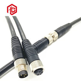 M8 2 3 4 5 pin Custom Waterproof Connector Aviation Metal Straight Head With Line for Automation Equipment Sensing