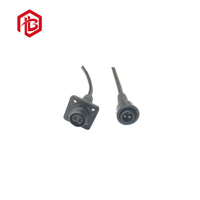 Mini 4 Pin Flange IP67 6.5mm Panel Mount Power Connector