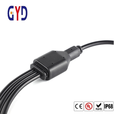 Y Splitter IP67 Fast Charging Data Cable 3 Way Waterproof 2 3 Pole