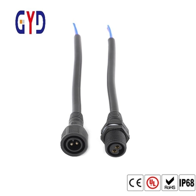 Small Male Female Waterproof Electrical Plug IP68 2 Pin To 4 Pin