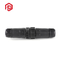 Electrical Waterproof Data Connector 3 6 Pin Rubber Material For LED Lighting